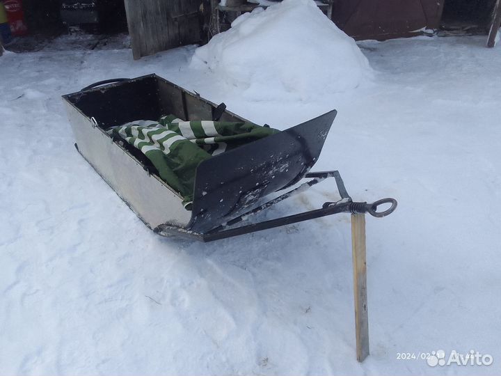 Сани для снегохода бу