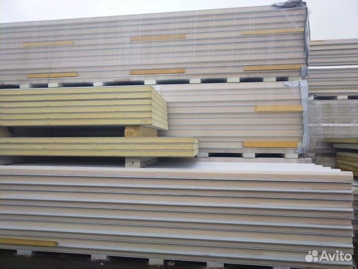Сэндвич-панели 40000 м2 в наличии
