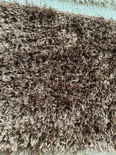 Стильный Ковер с кожаными вставками 300см на 400см