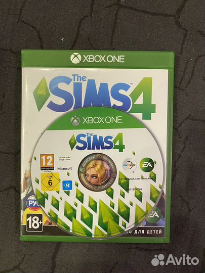 Диск на xbox one sims 4
