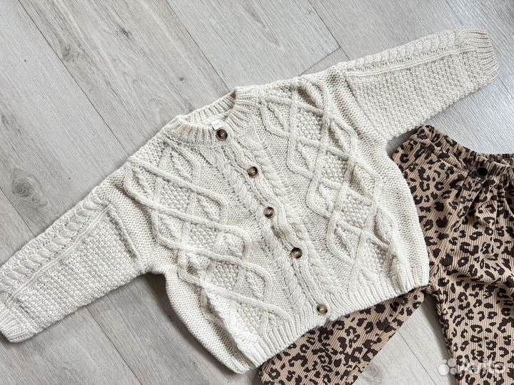 Вязаный кардиган детский