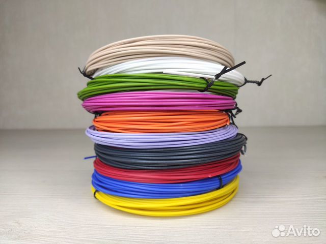 Пластик стержень для 3д 3D ручки 10 цветов по 10 м