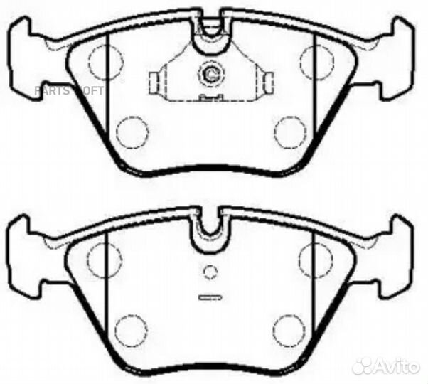 HSB HP9377 Колодки торм