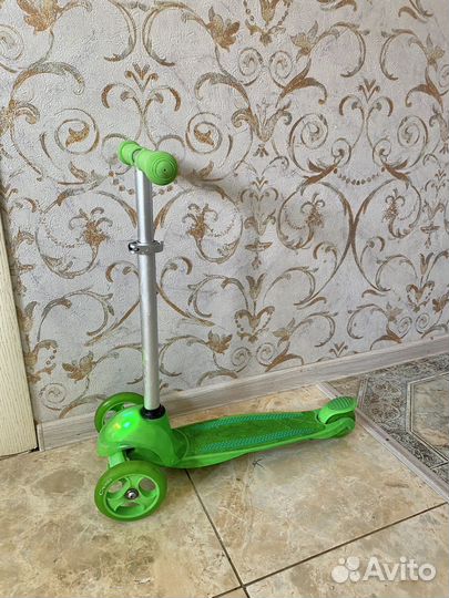 Самокат capella зеленый