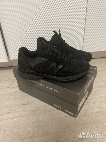 Кроссовки new balance 990v5 triple black оригинал