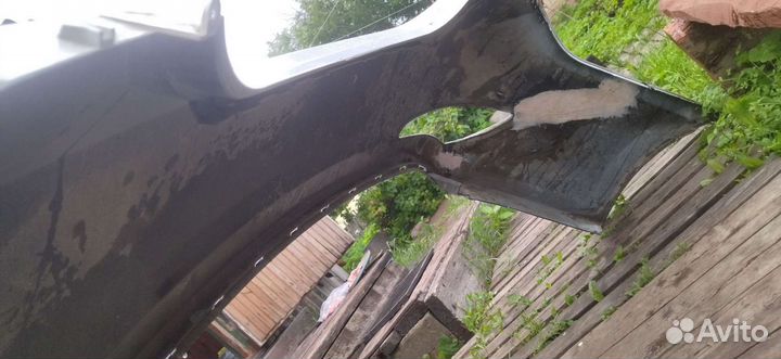 Бампер задний Hyundai Solaris седан рестайлинг