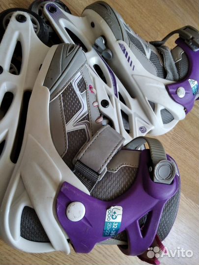 Роликовые коньки Oxelo раздвижные 32-35