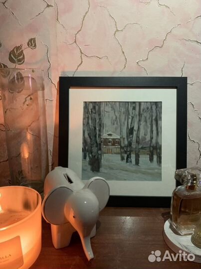 Картина (этюд) маслом «Сквозь»