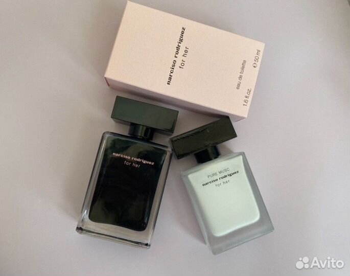 Narciso Rodriguez For her+pure musk +Marfa