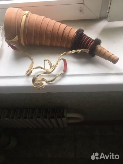 Охотничий рог из бересты