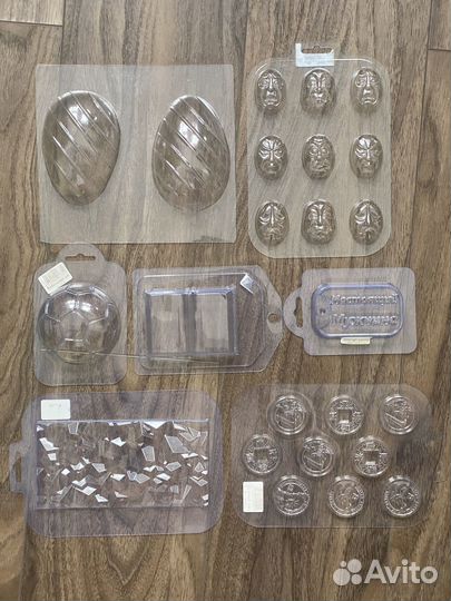 Пластиковые формы/молды для шоколада, мыла