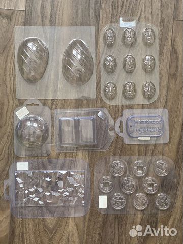 Пластиковые формы/молды для шоколада, мыла