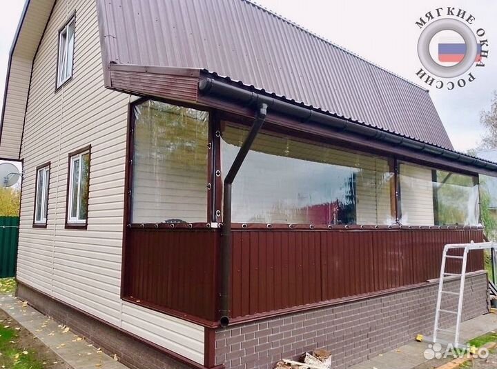 Мягкие окна для беседки