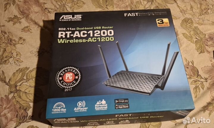 Wi-Fi роутер / Маршрутизатор Asus RT-AC1200