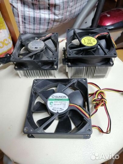 Кулер, вентиляторы 8х8 и 9х9 см