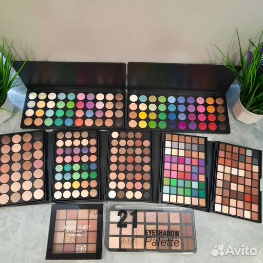 Палитры теней 16-54 оттенков