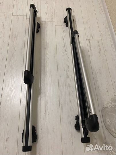 Багажник на рейлинги с креплением для лыж thule