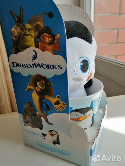 Кружка с игрушкой Пингвин