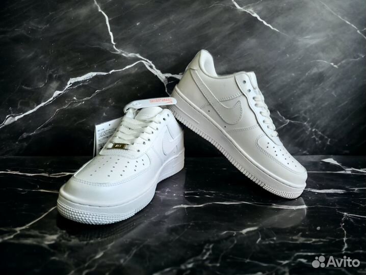 Кеды Nike Air force белые