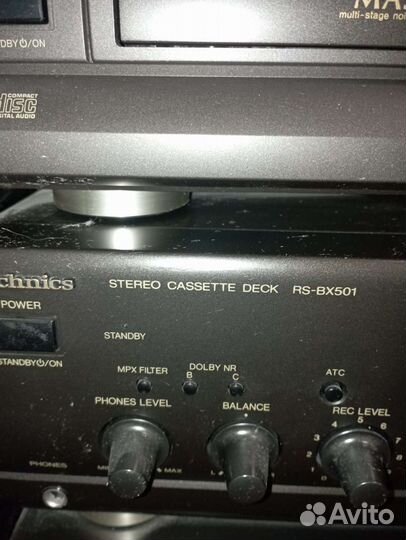 Аудио система блочная Technics, колонки Кливер