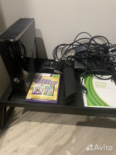 Xbox 360 s + kinect 250gb не прошита + игры