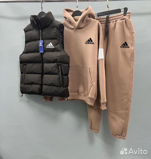 Флисловый костюм adidas