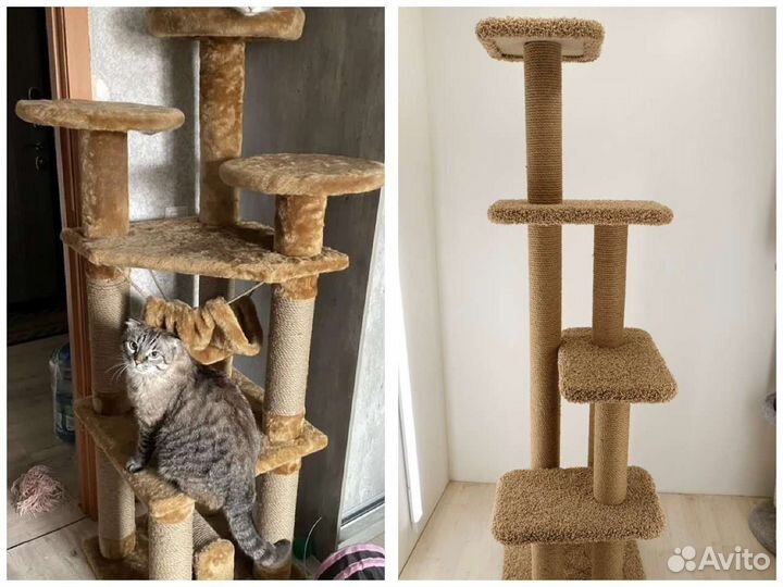 Когтеточка домик для кошки