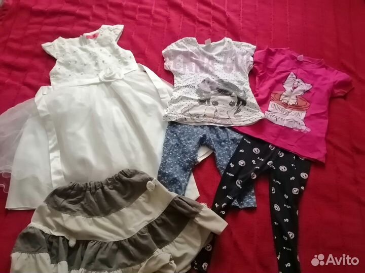Вещи пакетом 4-5л девочка