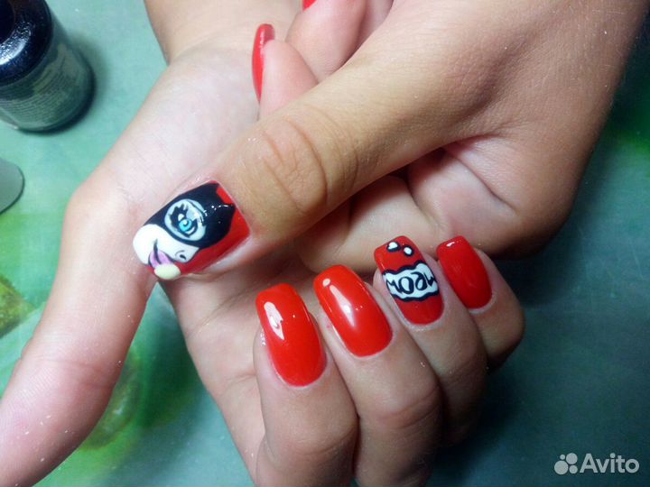 Маникюр, педикюр, укрепление, наращивание ногтей