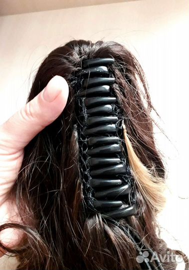 Хвост шиньон на крабе