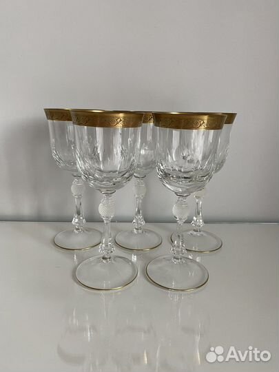 Хрустальные бокалы для вина Kvetna Джесси