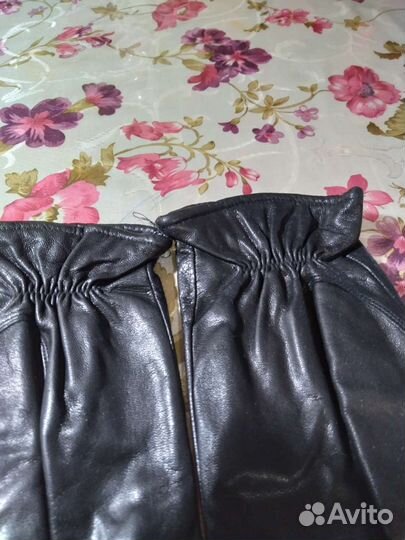 Перчатки кожаные мужские новые