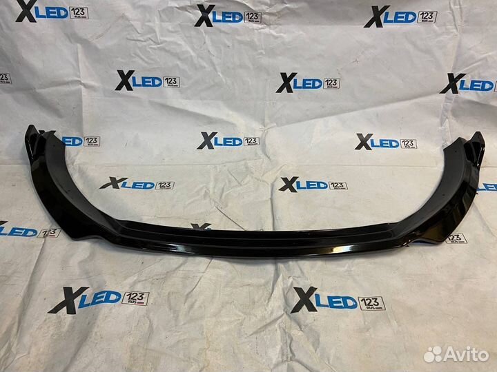 Сплиттер переднего бампера Passat CC рестайлинг