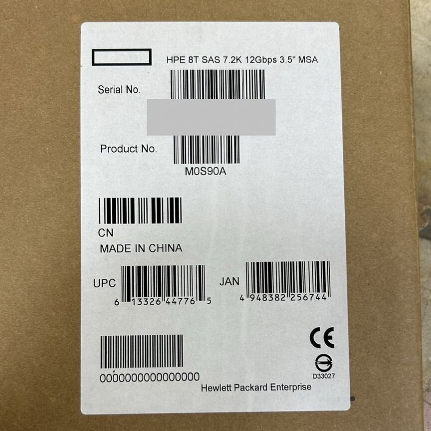 [813866-001] Жесткий Диск Hp 8tb M0s90a Msa 813866-001