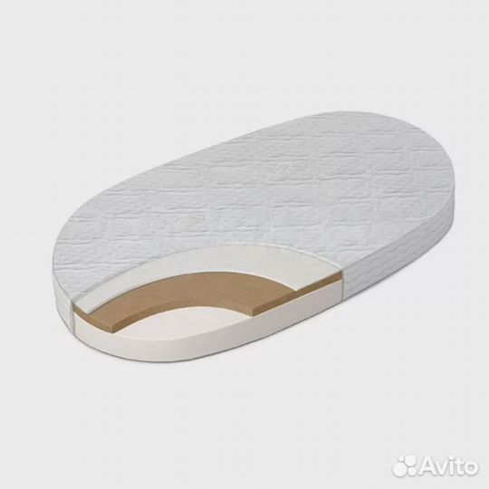 Матрас в овальную кроватку