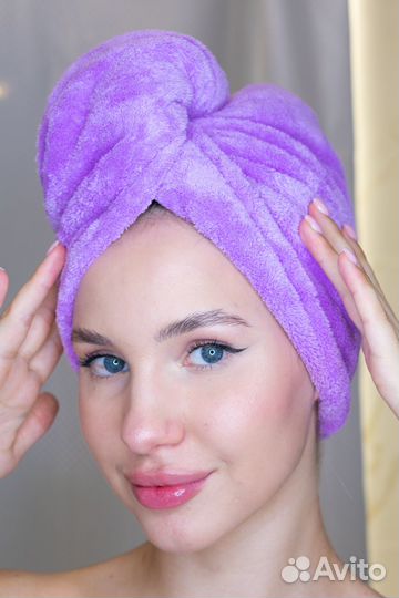 Тюрбан-полотенце для волос