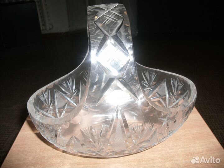 Хрустальная корзинка гдр