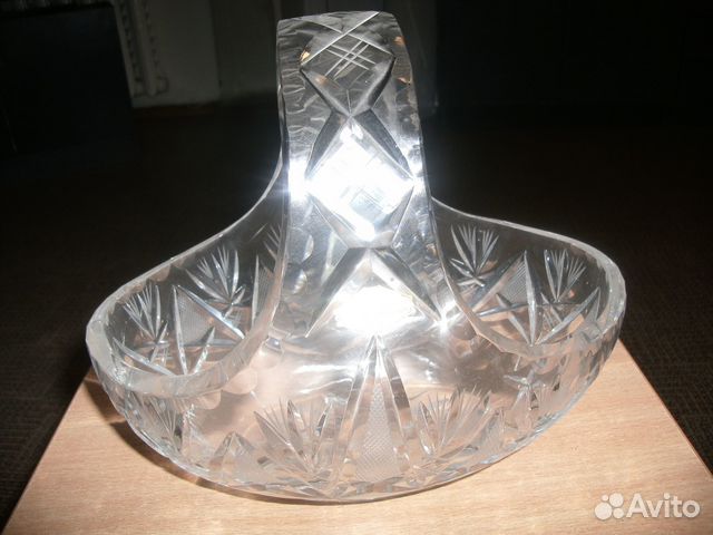 Хрустальная корзинка гдр