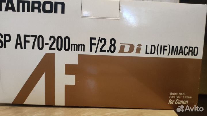 Объектив Tamron SP AF 70-200mm f/2.8 Di LD (IF)