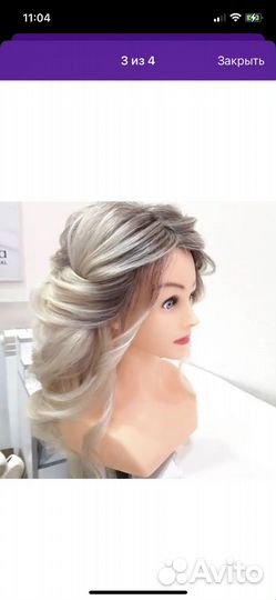 Голова манекен для парикмахера