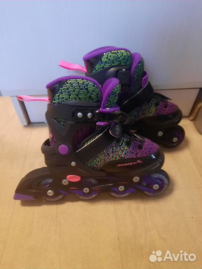 Роликовые коньки детские раздвижные