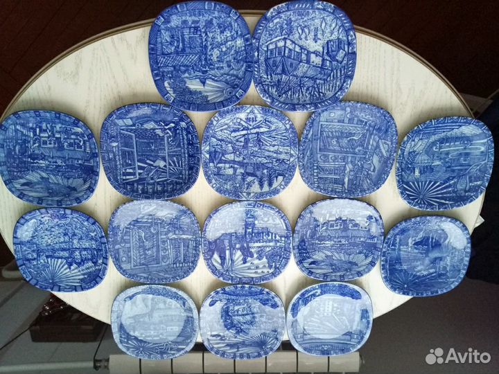 Тарелки сувенирные 15 штук