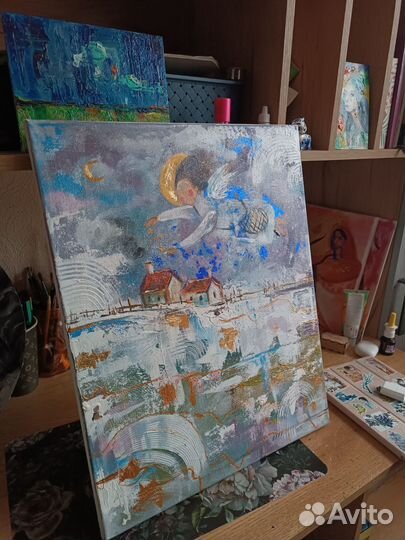 Картина подарок на новый год