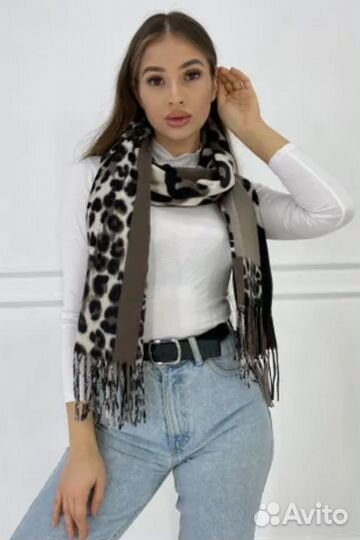 Палантин/шарф теплый,кашемир. Размер 180*70. Новый