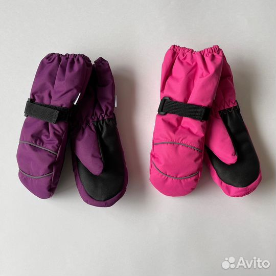 Зимние краги варежки новые мальчик девочка