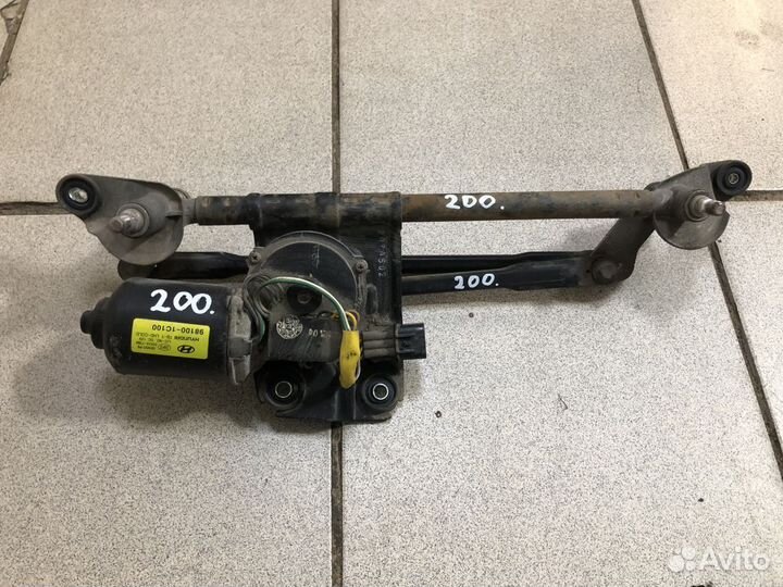 Трапеция моторчик дворников Hyundai Getz