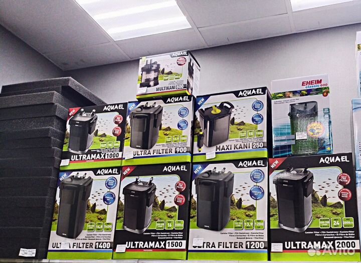 Внешние аквариумные фильтры Aqueal Ultra 250-1200л