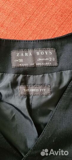 Жилет zara синий