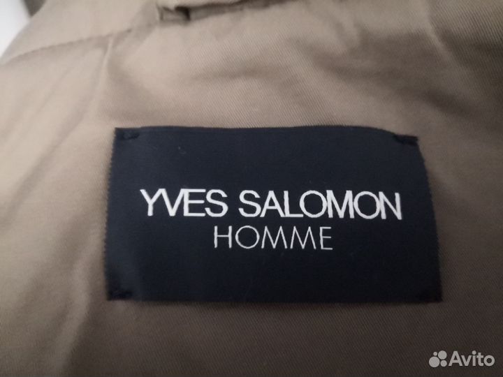 Yves salomon homme плащ