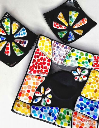 Тарелочки-салатники. Фьюзинг